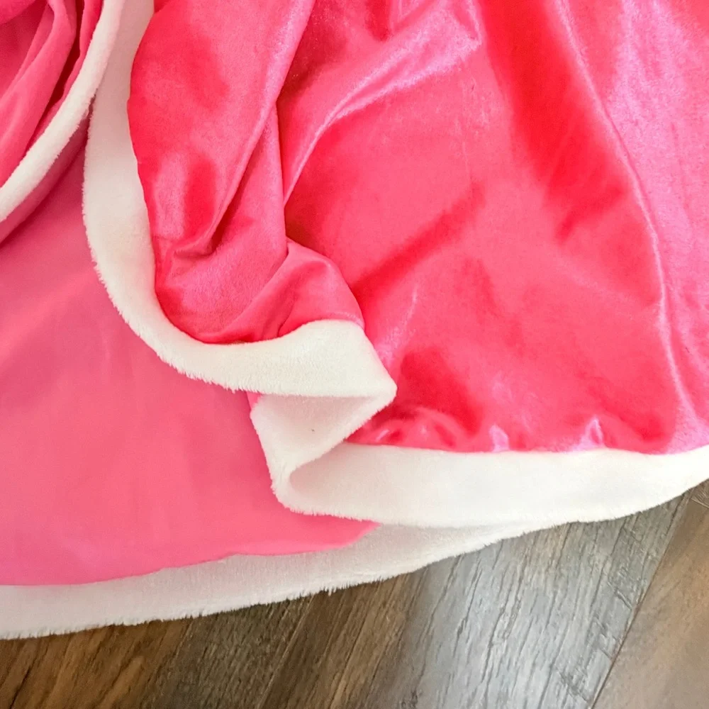 4T girls pink hooded cape little pink riding hood